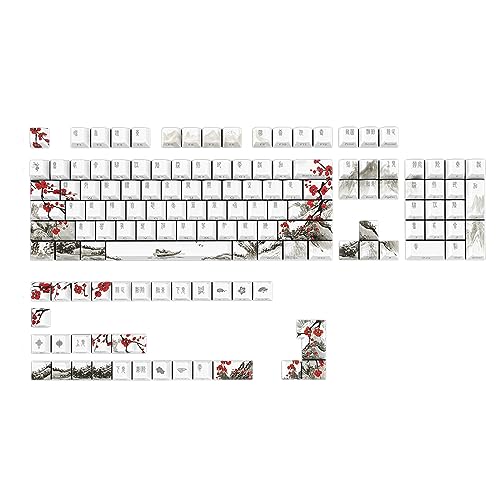 Keycaps Keycaps 135Keys DyeSublimation Russian Korean Japanese English For Mechanical Keyboards von REITINGE