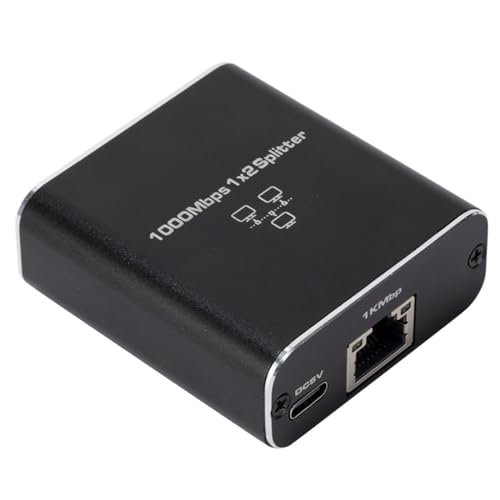 REITINGE 1000 Mbps Fast Ethernet Splitter Extender Plug Share Internet mit USB Kabel 5V Hohe Effizienz von REITINGE