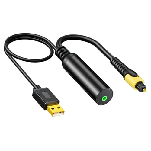 REITINGE Analog Zu Digital Sound Adapter 3 5 Mm Zu SPDIF Für Optischen Ausgang 3 5 Mm USB Zu Optischem Kabel von REITINGE