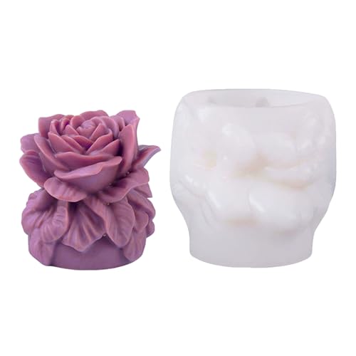 Silikonform Blüten Kerzenformen Ornament Formen Plasters Epoxidharzform Handgefertigte Kerzenblüten Silikonform Harzpflaster von REITINGE