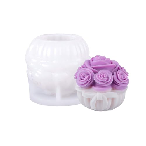 Silikonform Blüten Kerzenformen Ornament Formen Plasters Epoxidharzform Handgefertigte Kerzenblüten Silikonform Harzpflaster von REITINGE