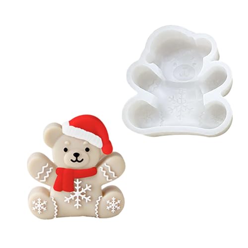 Weihnachtsbären Fondant Schimmelmiss Mehrputzige Silikonkerzenformen Für Handgefertigte Kerzenseife Seifenkuchen Backbacken Party Dekoration Schimmelpilze Weihnachtsbären Fondant Schimmelmiss Mehrputzige Silikonkerzenformen Für Handgefertigte Kerzenseife Seifenkuchen Backbacken Party Dekoration Schimmelpilze von REITINGE