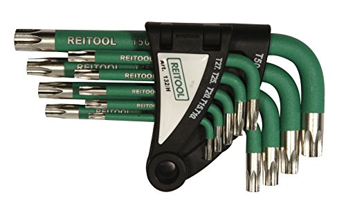 reitool 130.h Sortiment 8 Schlüssel A Profil Torx, grün von REITOOL