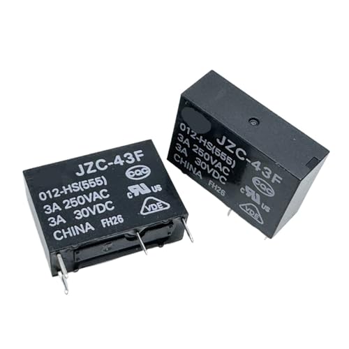 1pc JZC-43F 012-HS(555) (46F1-12V-3A) Relay 4pins von REIUAFWYGV