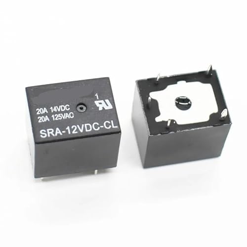 5Pins RELAY 12V for DC Coil Power Relays PCB 20A SRA-12VDC-CL von REIUAFWYGV