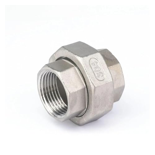 REIUAFWYGV 1" BSP Female Thread 304 Stainless Socket Union Set Pipe Fitting Connector von REIUAFWYGV