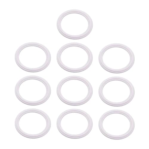 REIUAFWYGV 10PCS 76mm - 91mm Tri Clamp PTFE Gasket Seal von REIUAFWYGV