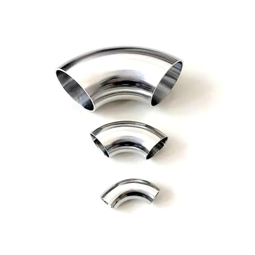 REIUAFWYGV 1PC 63 mm OD Butt Weld Elbow 90 Degree SUS 304 Stainless Pipe Fitting Homebrew REIUAFWYGV 1PC 63 mm OD Butt Weld Elbow 90 Degree SUS 304 Stainless Pipe Fitting Homebrew von REIUAFWYGV
