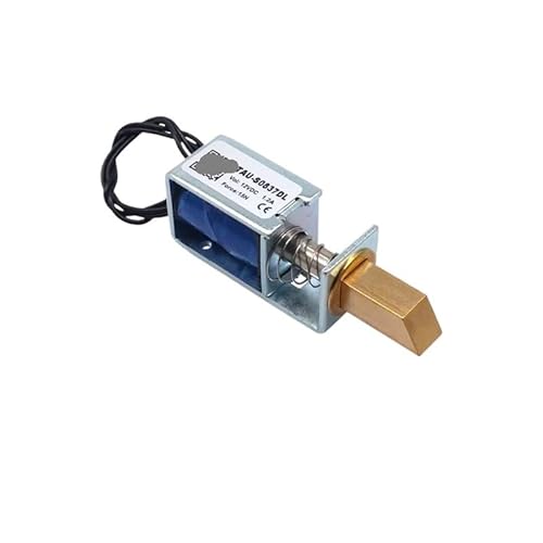 REIUAFWYGV 1PCS TAU-S0837DL DC 6V 12V 24V Locks Electromagnet Stroke 10mm Magnetic Lock for The Cabinet Door Lock(S0837DL-B 6V) von REIUAFWYGV