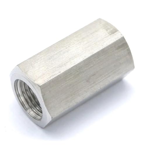 REIUAFWYGV 304 Stainless Steel Hex Nut Rod Pipe Fitting Connector Adapter 1/8" BSP Female Threaded Max Pressure 600 Bar REIUAFWYGV 304 Stainless Steel Hex Nut Rod Pipe Fitting Connector Adapter 1/8" BSP Female Threaded Max Pressure 600 Bar von REIUAFWYGV