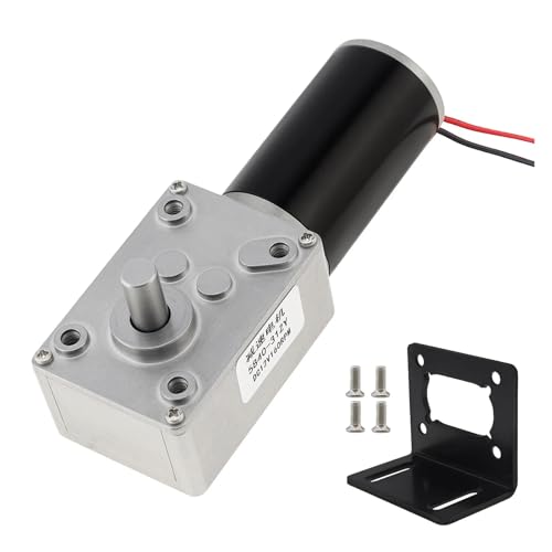 REIUAFWYGV 31ZY DC Worm Gear Electronic Starter 12V Self-Locking Reversed Turbine Gearbox Electronic Starter Permanent 27RPM von REIUAFWYGV