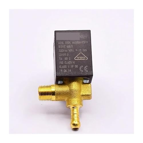 REIUAFWYGV AC 220V 230V OLAB 6000BH/K5FV Solenoid Valve Brass Steam Water Valve Normally Closed Valve for Coffee Maker Machine von REIUAFWYGV