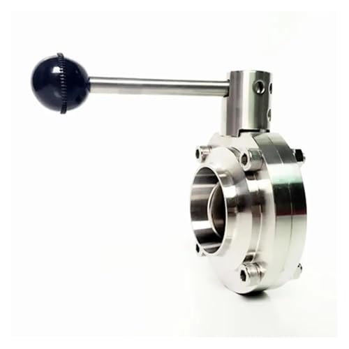 REIUAFWYGV Fit 89mm 3.5" Pipe OD Butt Welding Flow Control Valve SUS 304 Stainless Beer Brewing Home REIUAFWYGV Fit 89mm 3.5" Pipe OD Butt Welding Flow Control Valve SUS 304 Stainless Beer Brewing Home von REIUAFWYGV