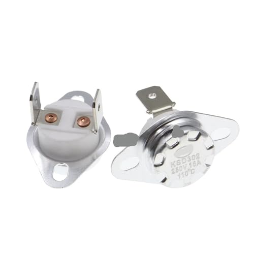 REIUAFWYGV Normally Open KSD302 16A 250V 40-180 Degree Ceramic KSD301 Normally Closed Temperature Switch Thermostat 45 55 60 65 70 75 80 85(Normally Closed,135C) von REIUAFWYGV