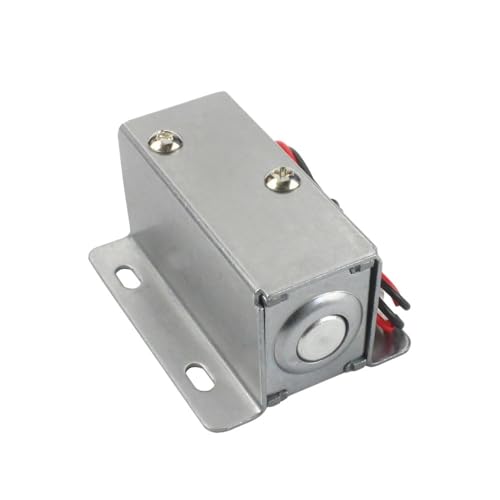 REIUAFWYGV Small DC12v24v Electronic Bolt Lock electromagnetic Lock Normally Open Type Control Lock Door Lock Lock(DC12V) von REIUAFWYGV
