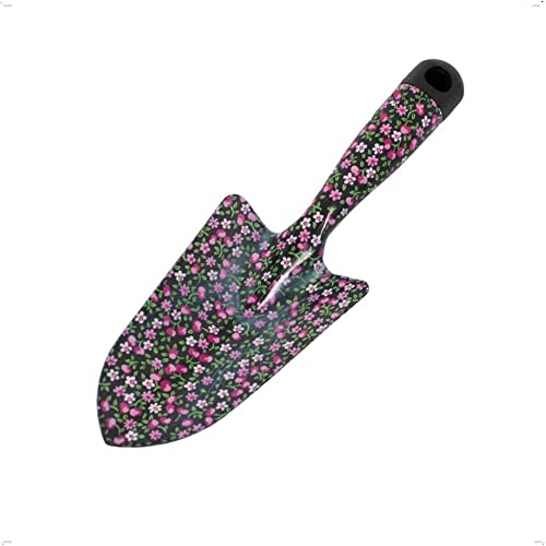 Rekord Blumenkelle mit Blumenmotiv aus Stahl (30,5 cm) mit Aufhängeloch, Gartenkelle, Pflanzkelle, Pflanzschaufel, Blumenschaufel, Handschaufel, Beetschaufel von REKORD Qualität in Ihrer Hand