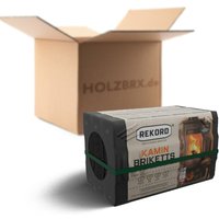 Braunkohlebriketts / Kohle Briketts 20kg Paket / Kaminbriketts aus Braunkohle / Gluthalter - Rekord von REKORD