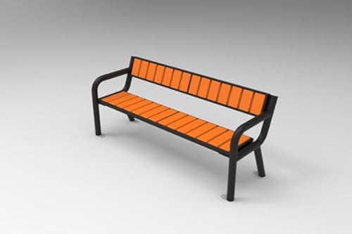 REKORD Gartenbank 175 x 60 x 75 cm Robuste Parkbank aus Metall und Holz mit Rückenlehne wetterfeste Outdoor Sitzbank Bank für Garten Terrasse Balkon Vorgarten – Viking Prestige - Palisander REKORD Gartenbank 175 x 60 x 75 cm Robuste Parkbank aus Metall und Holz mit Rückenlehne wetterfeste Outdoor Sitzbank Bank für Garten Terrasse Balkon Vorgarten – Viking Prestige - Palisander von REKORD