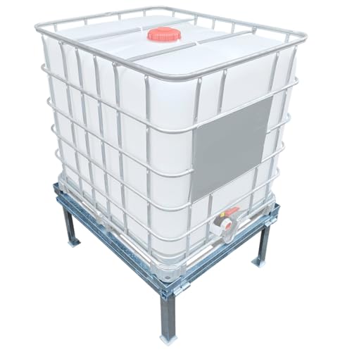 REKUBIK IBC-Container Kipp-Podest als Untergestell mit Kippvorrichtung Größe 120x100cm (1000/1250l IBC) von REKUBIK