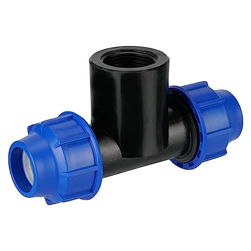 REKUBIK PE T-Stück Klemmverbindung x Innengewinde Größe 25mm x 3/4" IG x 25mm REKUBIK PE T-Stück Klemmverbindung x Innengewinde Größe 25mm x 3/4" IG x 25mm von REKUBIK
