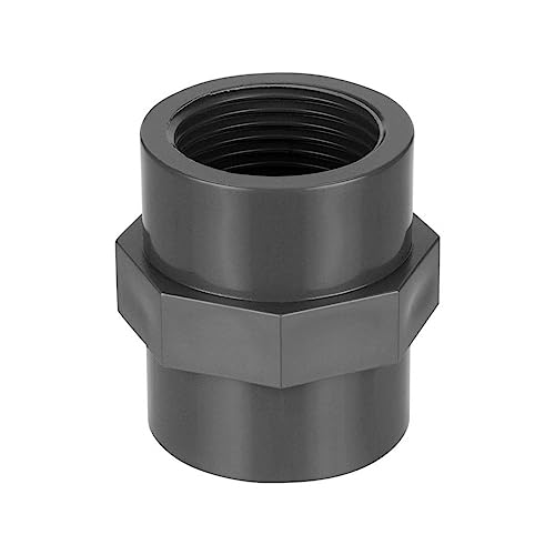 REKUBIK PVC-U Doppelmuffe 2X Innengewinde Größe 3/4" IG x 3/4" IG von REKUBIK
