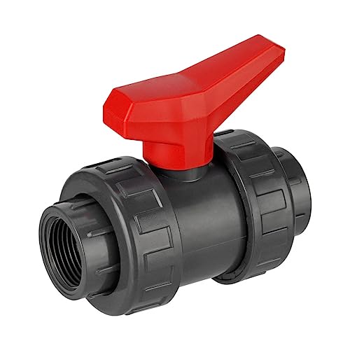 REKUBIK PVC-U Kugelhahn Teflon/EPDM 2X Innengewinde Größe 1" IG x 1" IG von REKUBIK