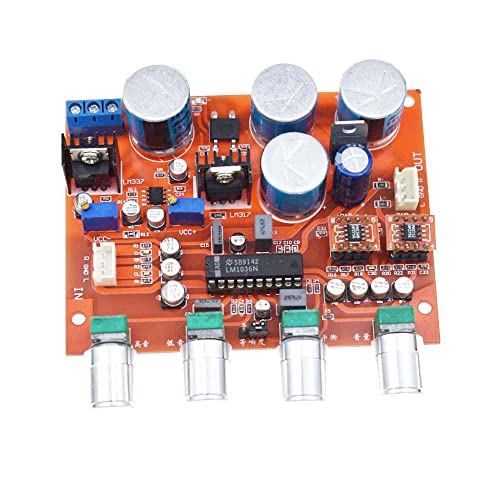 RELAND SUN LM1036 Tone Board Potentiometer Trennung mit Dual Op-Amp Vorverstärker Servo-Stromversorgung (Potentiometer feste Version) von Reland Sun
