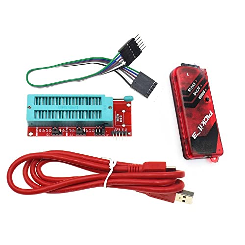 Reland Sun 1 Set Pickit 2 3 3,5 Programmierer + PIC-Programmieradapter, Universal-Programmierersitz (Kit 3) von Reland Sun