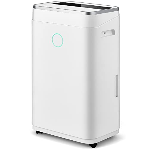 RELAX4LIFE 3 in 1 Elektrischer Luftentfeuchter, 25L/24h, Raumgröße ca.30m², Wassertank 6,5L, 1-24h Timer, Lufttrockner mit Ablaufschlauch & Schlafmodus, Raumentfeuchter mit LED-Anzeige von RELAX4LIFE