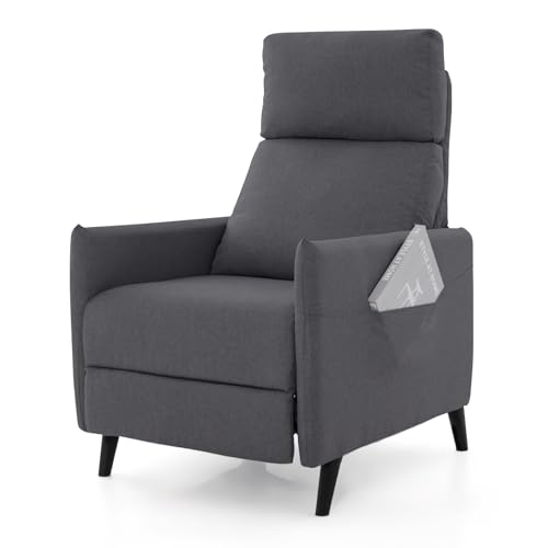 RELAX4LIFE Relaxsessel, Fernsehsessel mit Verstellbarer Rückenlehne Fußstütze, Ruhesessel mit Liegefunktion, Polstersessel mit Seitentaschen, Sessel für Wohnzimmer Schlafzimmer Heimkino (Dunkelgrau) RELAX4LIFE Relaxsessel, Fernsehsessel mit Verstellbarer Rückenlehne Fußstütze, Ruhesessel mit Liegefunktion, Polstersessel mit Seitentaschen, Sessel für Wohnzimmer Schlafzimmer Heimkino (Dunkelgrau) von RELAX4LIFE