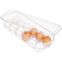 relaxdays Eierbox 8 cm hoch transparent von RELAXDAYS