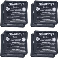 relaxdays Kühlpads 11 cm x 11 cm schwarz von RELAXDAYS