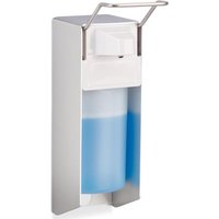 relaxdays Desinfektionsspender 0,5 l silber von RELAXDAYS