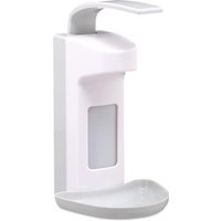 relaxdays Desinfektionsspender 0,5 l weiß von RELAXDAYS