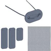 2 x Sichtschutz Befestigung, je 52 Befestigungsdrähte & Plättchen, Befestigungskit für Sichtschutzmatten, grau 2 x Sichtschutz Befestigung, je 52 Befestigungsdrähte & Plättchen, Befestigungskit für Sichtschutzmatten, grau von RELAXDAYS