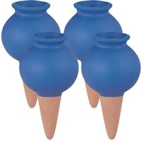 8 x Tonspitzen Bewässerung, Wasserspender für Zimmerpflanzen & Balkonkästen, automatisch, Gießkegel, blau 8 x Tonspitzen Bewässerung, Wasserspender für Zimmerpflanzen & Balkonkästen, automatisch, Gießkegel, blau von RELAXDAYS