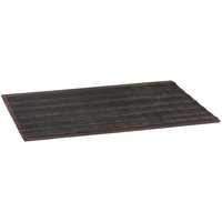 Relaxdays - Badvorleger Bambus BxT: 80x50 cm, rutschhemmend, Duschvorleger aus Holz, schwarz/braun Relaxdays - Badvorleger Bambus BxT: 80x50 cm, rutschhemmend, Duschvorleger aus Holz, schwarz/braun von RELAXDAYS