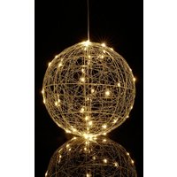 Led Dekokugel, batteriebetrieben, Drahtkugel, Hängen & Stellen, langes Kabel, Leuchtkugel, ø 25 cm, silber - Relaxdays Led Dekokugel, batteriebetrieben, Drahtkugel, Hängen & Stellen, langes Kabel, Leuchtkugel, ø 25 cm, silber - Relaxdays von RELAXDAYS
