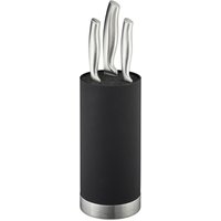 Relaxdays - Messerblock rund, Messerhalter unbestückt, universal, Messeraufbewahrung mit Borsten, HxD: 22 x 11 cm, schwarz Relaxdays - Messerblock rund, Messerhalter unbestückt, universal, Messeraufbewahrung mit Borsten, HxD: 22 x 11 cm, schwarz von RELAXDAYS