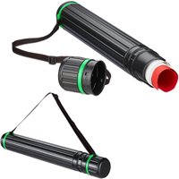 Posterrolle 2er Set, ausziehbare Transportrolle für Poster, Zeichnungen, 64-107 cm, Plakatrolle, schwarz/grün - Relaxdays Posterrolle 2er Set, ausziehbare Transportrolle für Poster, Zeichnungen, 64-107 cm, Plakatrolle, schwarz/grün - Relaxdays von RELAXDAYS