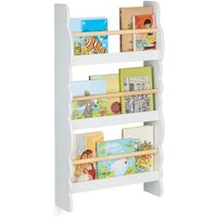 Relaxdays Bücherregal Wolke, 3 Fächer, Kinderbücherregal Wand, HxBxT: 80 x 42,5 x 14 cm, Wolkenregal Kinder, weiß/natur Relaxdays Bücherregal Wolke, 3 Fächer, Kinderbücherregal Wand, HxBxT: 80 x 42,5 x 14 cm, Wolkenregal Kinder, weiß/natur von RELAXDAYS