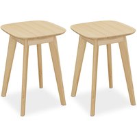 Relaxdays Esszimmerhocker, 2 Sitzhocker, Bambus, Küche, Flur & Bad, HxBxT: 45,5 x 33 x 33 cm, Hocker für Pflanzen, natur Relaxdays Esszimmerhocker, 2 Sitzhocker, Bambus, Küche, Flur & Bad, HxBxT: 45,5 x 33 x 33 cm, Hocker für Pflanzen, natur von RELAXDAYS