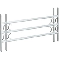 Relaxdays Fenstergitter Einbruchschutz, ausziehbar, für außen, Stahl, 450 x 1000-1500 mm, Sicherheitsgitter, grau Relaxdays Fenstergitter Einbruchschutz, ausziehbar, für außen, Stahl, 450 x 1000-1500 mm, Sicherheitsgitter, grau von RELAXDAYS
