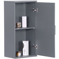 Relaxdays Hängeschrank Bad, 2 Fächer, HBT: 62 x 30 x 21 cm, verstellbarer Einlegeboden, Badschrank schmal, MDF, graublau Relaxdays Hängeschrank Bad, 2 Fächer, HBT: 62 x 30 x 21 cm, verstellbarer Einlegeboden, Badschrank schmal, MDF, graublau von RELAXDAYS