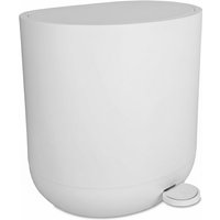 Relaxdays Mülleimer, 7 Liter, Absenkautomatik, Fußpedal, entnehmbarer Inneneimer, Kosmetikeimer, matter Badeimer, weiß Relaxdays Mülleimer, 7 Liter, Absenkautomatik, Fußpedal, entnehmbarer Inneneimer, Kosmetikeimer, matter Badeimer, weiß von RELAXDAYS