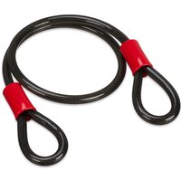 Schlaufenkabel 1 m, ummanteltes Stahlseil mit Ösen, ø 12 mm, Sicherung Fahrrad, Motorrad, Gartenmöbel, schwarz - Relaxdays Schlaufenkabel 1 m, ummanteltes Stahlseil mit Ösen, ø 12 mm, Sicherung Fahrrad, Motorrad, Gartenmöbel, schwarz - Relaxdays von RELAXDAYS