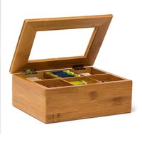 relaxdays Teebox braun von RELAXDAYS