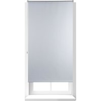 Relaxdays - Thermo Verdunklungsrollo, Hitzeschutz, Fenster Seitenzugrollo, Klemmfix ohne bohren, 90x160, Stoff 86 cm, weiß von RELAXDAYS