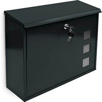 relaxdays Briefkasten 10017419_46 schwarz von RELAXDAYS