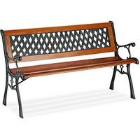 relaxdays Gartenbank 10036066_0 rotbraun/schwarz Metall 125,0 cm relaxdays Gartenbank 10036066_0 rotbraun/schwarz Metall 125,0 cm von RELAXDAYS